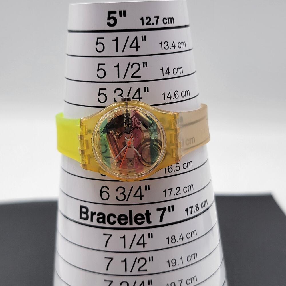 Vintage 1987 Swatch Belvedere Multi-color Quartz Watch Working. - Picture 13 of 15